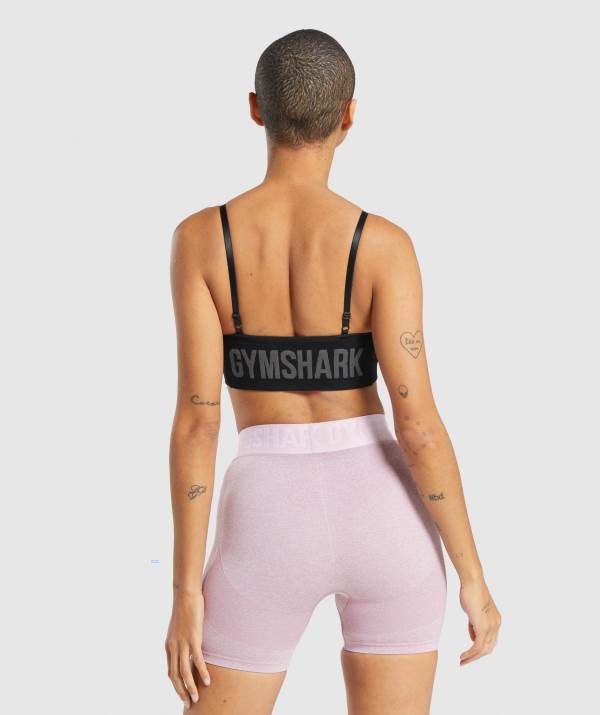 Damske Športové Podprsenky Gymshark Flex Strappy Tmavo Siva Čierne | NA7169508